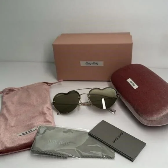 Miu Miu™ Core Collection MU 62US ZVN1C0 58 - Pale Gold Miu Miu | Accessories | Miu Miu Core Collection Mu 62us Zvnc  main image 4